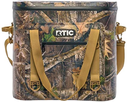 RTIC Insulated Soft Cooler Bag, Leak Proof Zipper, Keeps Ice Cold for Days, 40