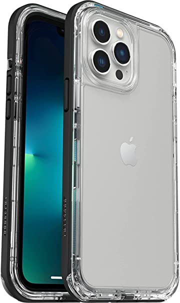 LifeProof Next Screenless Series Case for iPhone 13 PRO MAX & iPhone 12 PRO MAX (ONLY) Non-Retail Packaging - Black Crystal