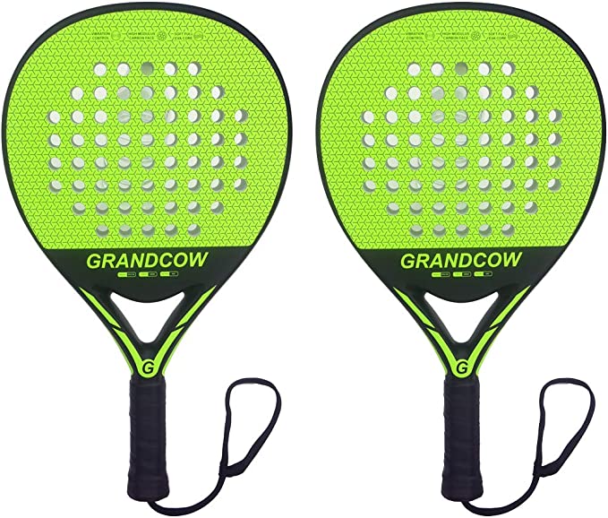 Padel Racket Carbon Fiber Power Lite Pop Tennis Paddle Paddleball Racquets