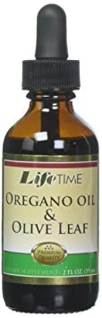 Lifetime Oregano Oil & Olive Leaf Supplements, 2 Fluid Ounce