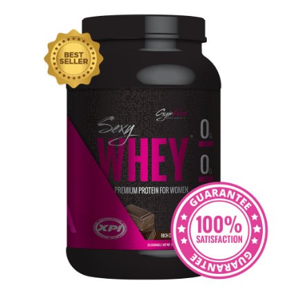 Gym Vixen Sexy Whey (Rich Chocolate) 30 Serv - Best Protein Powder For Women - Premium Whey Protein Isolate - Great Tasting! Low Calorie, Fat Free, Zero Carb, High in Folic Acid, Vitamin D and Calcium