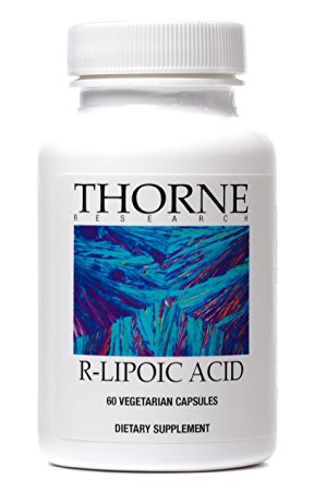 Thorne Research - R-Lipoic Acid - Active Form of Alpha-Lipoic Acid - 60 Vegetarian Capsules