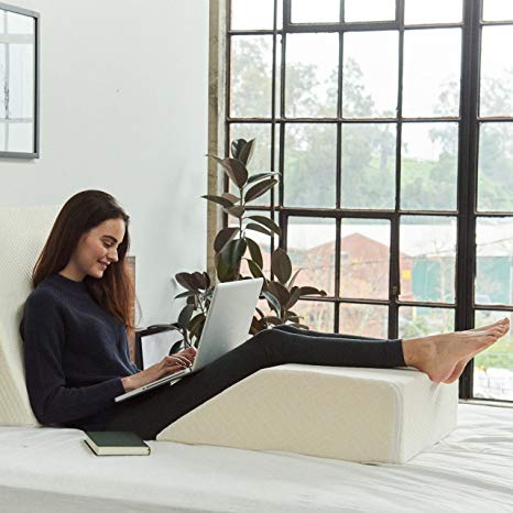 Brentwood Home Zuma Elevating Leg Rest Pillow - Certified Foam - Supportive Sleep Wedge - Best Leg Wedge for Back Pain and Circulation - Made in California …