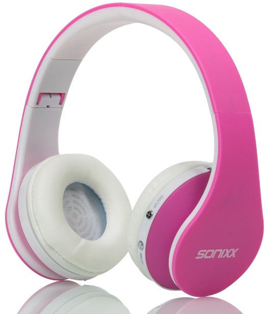 Sonixx BTX1 Kids Bluetooth Headphones Pink