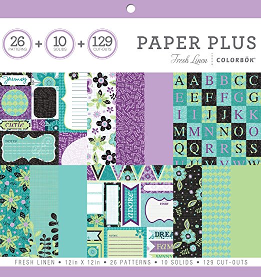 ColorBok 68276B Paper Plus Pad Fresh Linen, 12" x 12"