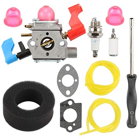 Harbot WT-784 Carburetor with Air Filter Tune Up Kit for Poulan Weed Eater Craftsman 530071465 530071775 B1750 B1750LE BV1650 BV1650LE BV1800 BV1800LE BV1850 BV1850LE BV200LE BV2000 Leaf Blower