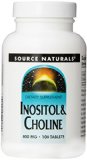 Source Naturals InositolCholine 800mg 100 Tablets