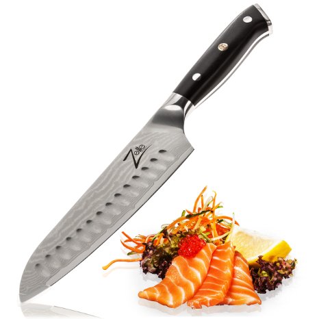 Santoku Knife 7 Inch by Zelite Infinity Best Quality Japanese VG10 Super Steel 67 Layer High Carbon Stainless Steel - Razor Sharp Superb Edge Retention Stain and Corrosion Resistant Ideal Gift