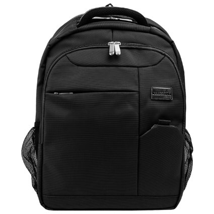 Germini Laptop Backpack for up to 15.6 inch Laptops and Tablets with Dedicated Smartphone Compartment - Black