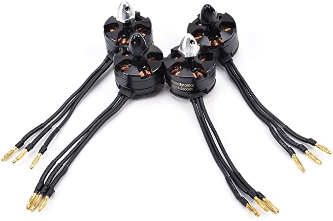 Readytosky MT2204 2300KV Brushless Motor 2-3S for RC QAV210 250 280 FPV Racing Drone Quadcopters(4PCS)