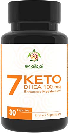 7 Keto DHEA 100mg Burn Pills - Weight Loss Supplements to Burn Fat Fast - Enhances Metabolism and Promotes Weight Loss - Ketosis Supplement for Women and Men (30)