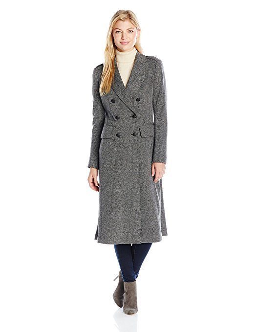 Jones New York Women's City Herringbone Long Coat