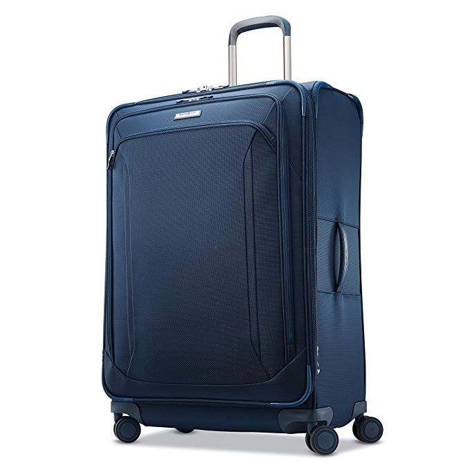 Samsonite Lineate Expandable Softside Luggage with Double Spinner Wheels