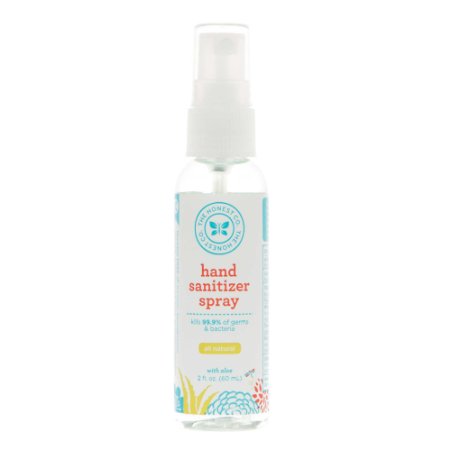 The Honest Company Hand Sanitizer Spray - All Natural, Aloe - 2 oz