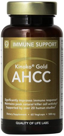 Quality of Life Kinoko Gold AHCC, 500mg - 60 caps