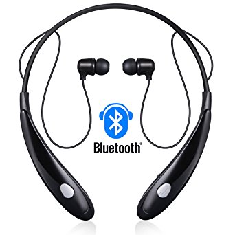 Redlink Bluetooth Headphones, Water-resistant Earbuds Neckband Sport CVC6.0 Noise Isolating In-Ear Stereo Headsets with Microphone