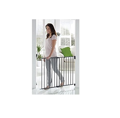 Munchkin Extending Metal Safety Gate, Dark Gray