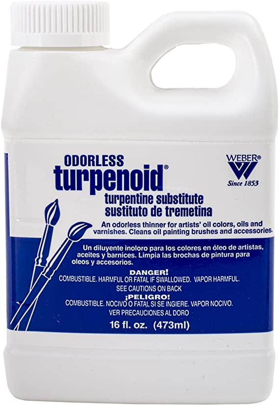 Weber Odorless Turpenoid, 473ml Bottle, Clear