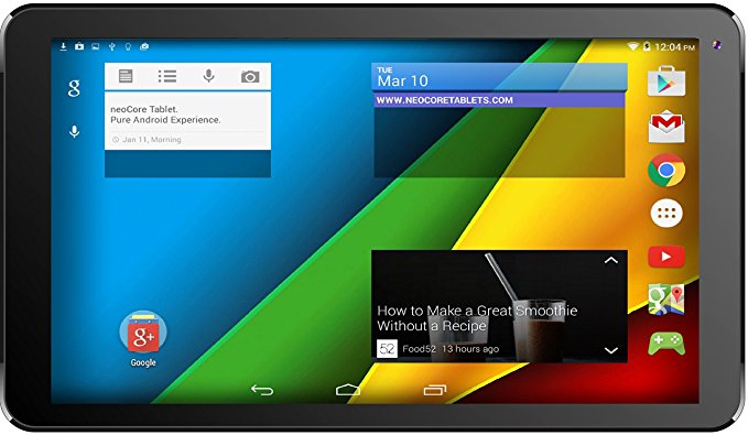 neocore N10 10.1-Inch Tablet PC (Quad Core 1.3 GHz , 1 GB RAM, 16 GB Memory,  Android 4.4)