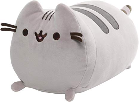 GUND Pusheen Squisheen Plush Stuffed Kitty Log, 11", Multicolor