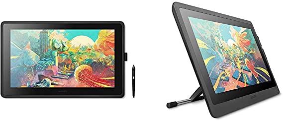 Wacom Cintiq 22 Drawing Tablet with HD Screen, Graphic Monitor, 8192 Pressure-Levels (DTK2260K0A) 2019 Version Bundle with Wacom Cintiq Adjustable Stand
