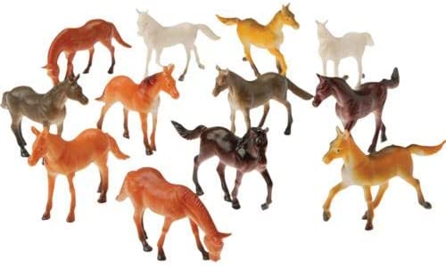 US Toy Mini Horses Action Figure (1 Dozen)