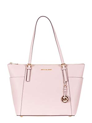 Michael Kors Women Jet Set Large Top-zip Saffiano Leather Tote Shoulder Bag