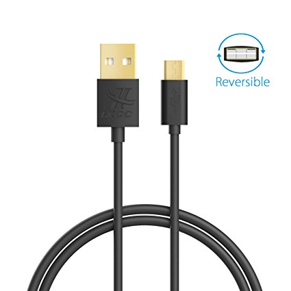 iXCC Freedom Series 3-Feet Reversible Micro USB to USB 2.0 Charge and Sync Cable for Smartphones and Tablets