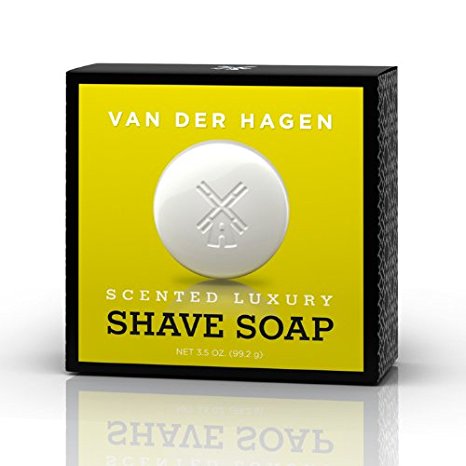 Van Der Hagen Men's Luxury Scented Soap, 3.5-Ounces (Pack of 3)