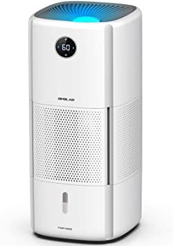 OPOLAR Whole-House Large Humidifier for Home, Evaporative Room Humidifier W/Filters, 2.6Gal Tank Lasts 8-22Hrs, Preset Humidity, Top Fill, Mist-Free, Sleep Mode, Large Ouput for Commercial Use