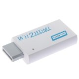 MetroEB Full 1080p 720P HD Nintendo Wii To HDMI Converter Supports All Wii Display Modes HDMI Upscale to 720p or 1080p Output