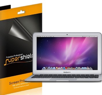 [3-Pack] SUPERSHIELDZ- High Definition Clear Screen Protector For Apple MacBook Air 11 Inch   Lifetime Replacements Warranty - Retail Packaging