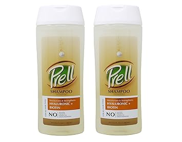 Prell Hyaluronic   Biotin Moisturizes & Strengthens Shampoo for All Hair Types 13.5 fl.oz (Pack of 2)