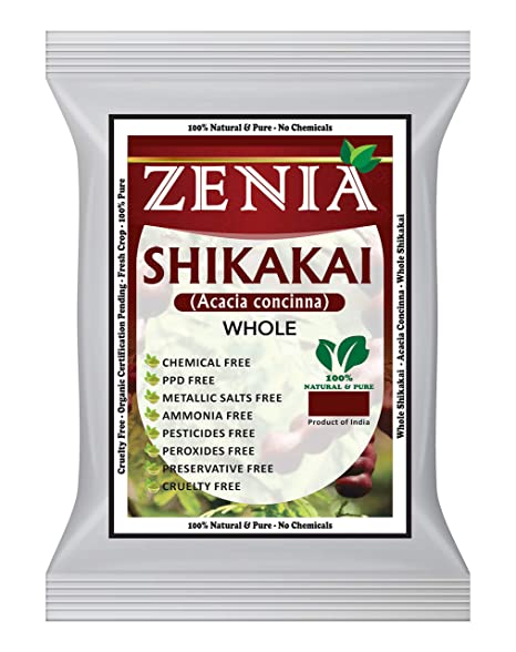 Zenia Shikakai Whole Natural Hair Conditioner Prevent Hair Loss 100 grams