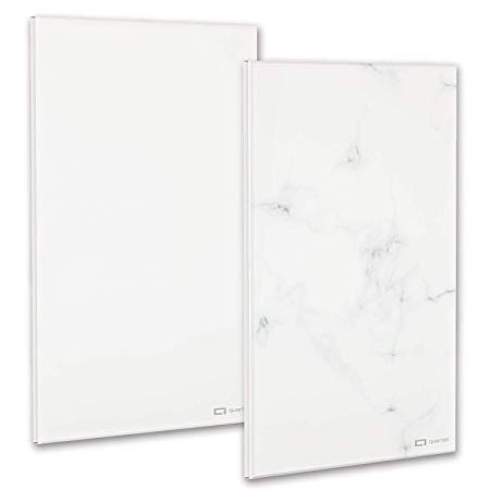 Quartet Glass Dry Erase Notepad, 9 x 6 Inches Whiteboard Note Pads, 2 Pack (GDP96)