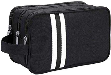 Toiletry Bag for Men Travel Makeup Bag Waterproof Cosmetic Bag Organizer Wash Bag Portable Shaving Bag Black
