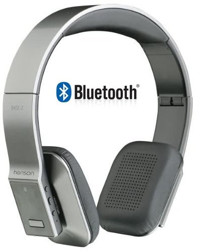 Henson Audio BTH033 Bluetooth Headphones - **Now with NFC (Near Field Communication)** - Connect Wirelessly To Any Bluetooth Enabled Device Such As A Smart Phone, Tablet PC Or Computer For Wire Free Music - 10 Meter Wireless Range - Send And Receive Phone Calls Directly From The Headphones **As featured in GQ Magazine**