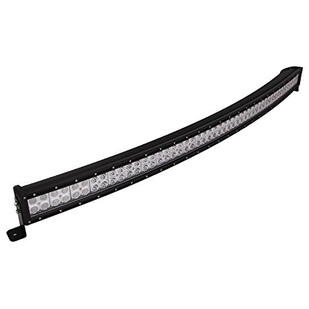 Northpole Light 52" 300W Curved Spot Flood Combo LED Light Bar, LED Off Road Lights IP67 Waterproof with Mounting Bracket for Off Road, Truck, Car, ATV, SUV, Jeep