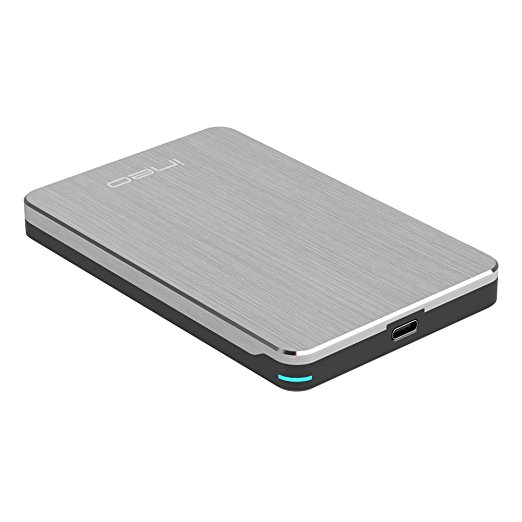 ineo Tool-less 2.5" inch USB 3.1 Gen 2 (10Gbps) Type C Aluminum External SATAIII Hard drive/SSD Enclosure [C2513c]