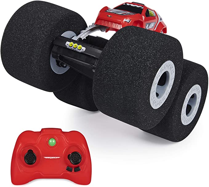 Air Hogs Super Soft, Stunt Shot Indoor Remote Control Stunt Vehicle with Soft Wheels, for Kids Aged 5 and up
