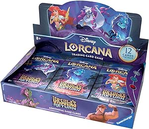 Ravensburger Disney Lorcana TCG: Ursula's Return Booster Pack Display for Ages 8 and Up