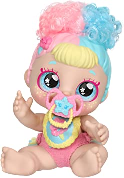 Kindi Kids Scented Baby Sister: Pastel Sweets - Baby Doll 6.5 inch Doll and 2 Accessories