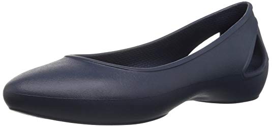 crocs Women's Laura W Ballet Flats