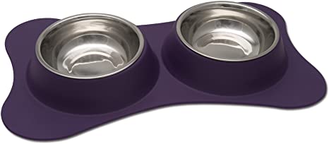 Loving Pets Bone Shaped Flex Diner for Dogs