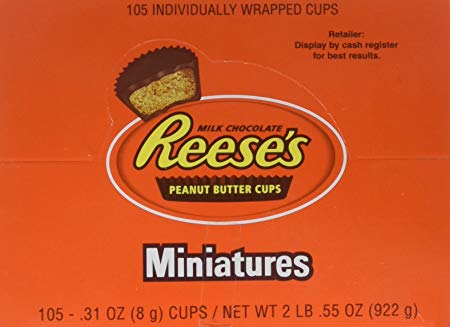 Reese's Butter Cups Miniatures Candy, 105-Count Changemaker Box