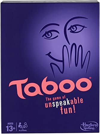 Taboo Board Game, Guessing Game for Families and Kids Ages 13 and Up, 4 or More Players