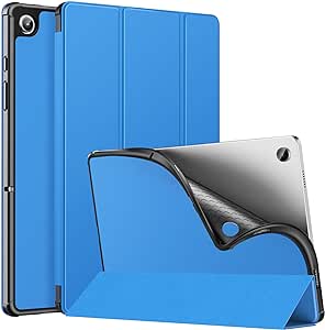 MoKo Case for Samsung Galaxy Tab A9  /A9 Plus 11" 2023 (SM-X210/X216/X218), Slim Trifold Smart Tablet Stand Cover TPU Shell Case Fits Galaxy Tab A9 Plus, Auto Wake/Sleep, Blue Wave