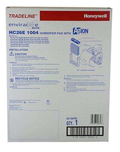 Honeywell HC26E1004/U Pad with Coating for He200, He250, He260, He265, He300, He360 and He365 Humidifiers