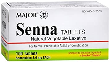 Senna Laxative 100 Tablets (Compare to Senokot® Tablets)