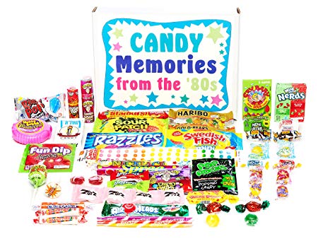 Woodstock Candy ~ Gift Box Old Time 80s Eighties Candy Retro Nostalgic Gift Assortment Memories from 1980s for Man or Woman